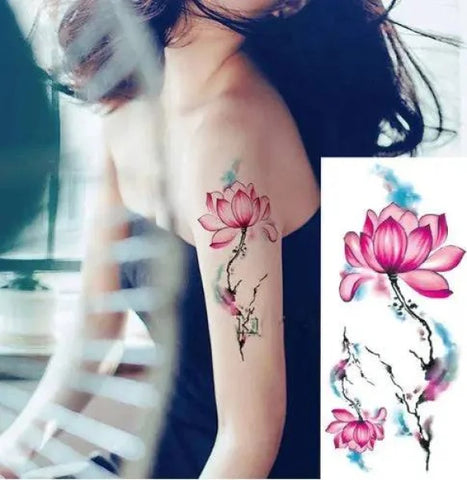 Flower tattoo sticker - 9024