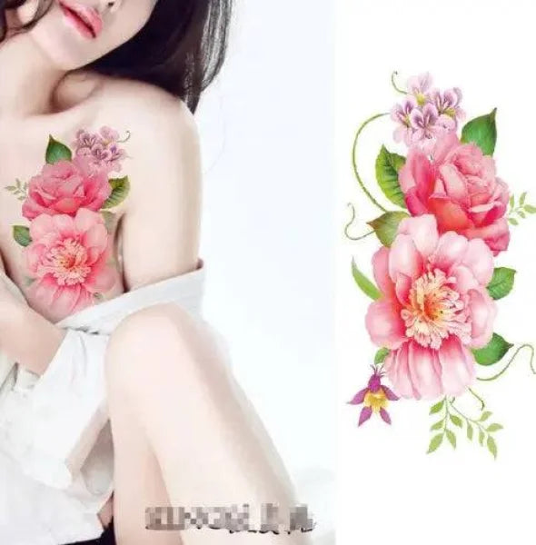 Flower tattoo sticker - 9031