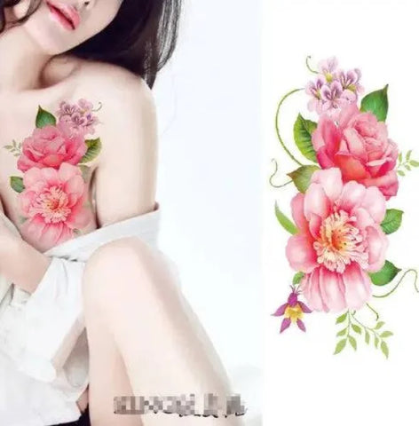 Flower tattoo sticker - 9031