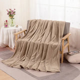 Fluffy Coral Velvet Blanket Flannel Plush Comfortable Thickened and Warm Soft Sofa Throw Blanket for Air-Conditioned