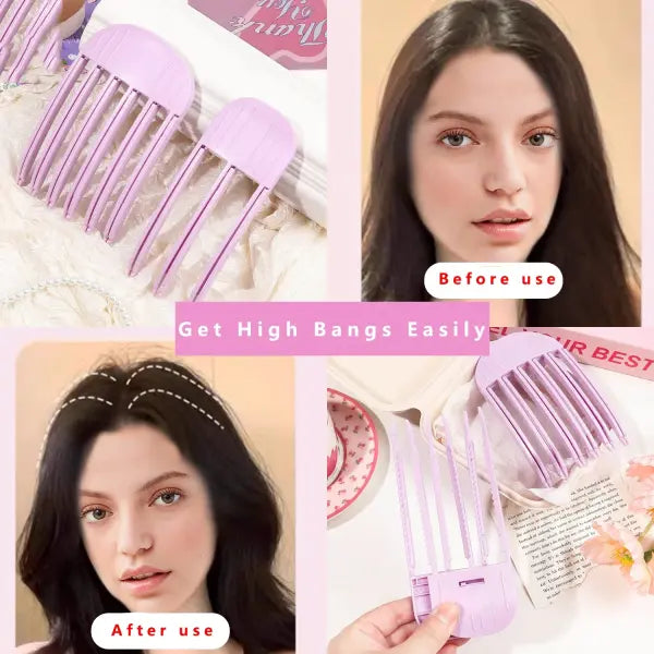 Fluffy Hairpin Curling Bangs Clips Hair Roots Volumizing Hair Clips Women Curling Fixed Shape Clips Fashion Volume Hair