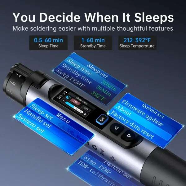 Cordless Soldering Iron Rechargeable Battery Portable Repair Kit - HS-03 / China Mainland