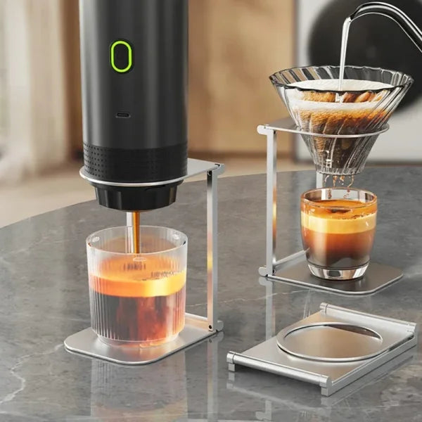 Foldable Aluminum Pour Over Coffee Drip Stand – Espresso Dripper Rack for Home & Travel - Himpall
