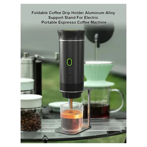 Foldable Aluminum Pour Over Coffee Drip Stand – Espresso Dripper Rack for Home & Travel - Himpall