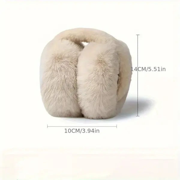 Foldable Adjustable Women’s Winter Ear Muffs – Fashionable Outdoor Ear Warmers for Cold Weather