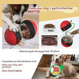 Food Dispensing Dog Toy Tumbler Leaky Food Ball Puzzle for Interactive Play - Himpall
