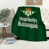 Football R-Real Betis B-Balompie Blanket Blanket for Couch Sofa Travel Home Hiking Picni Bed Beding Flannel Blanket gift