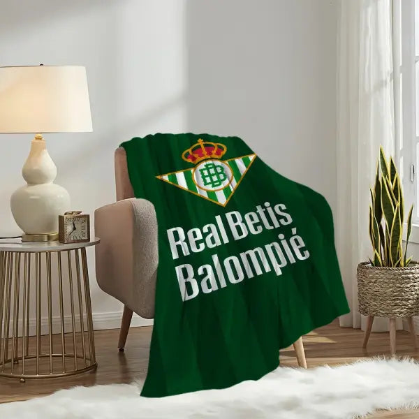 Football R-Real Betis B-Balompie Blanket Blanket for Couch Sofa Travel Home Hiking Picni Bed Beding Flannel Blanket gift
