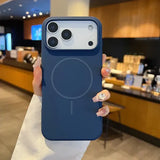 For Magsafe Magnetic Wireless Charging Solid Color Silicone Phone Case For iPhone 17 Pro Max/17/17 Pro Air Bumper Back