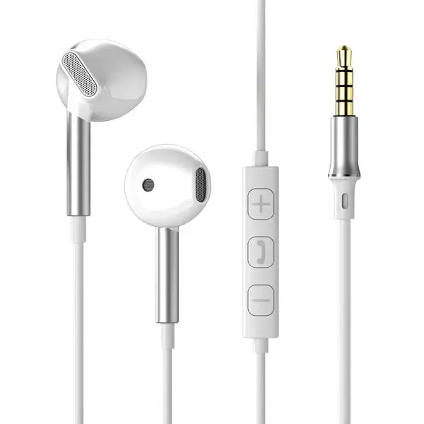 Samsung Galaxy S26 samsung earphones hifi wired headphones with mic volume control - White 3.5mm