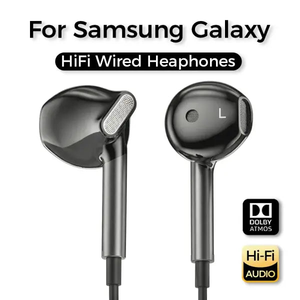 Samsung Galaxy S26 samsung earphones hifi wired headphones with mic volume control