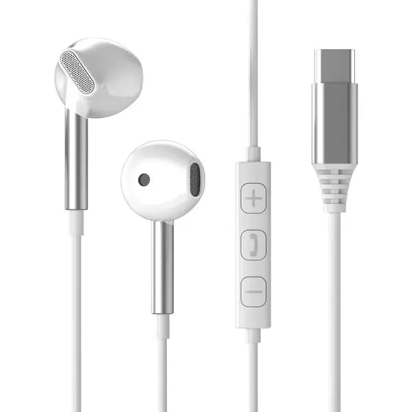 Samsung Galaxy S26 samsung earphones hifi wired headphones with mic volume control - White Type C