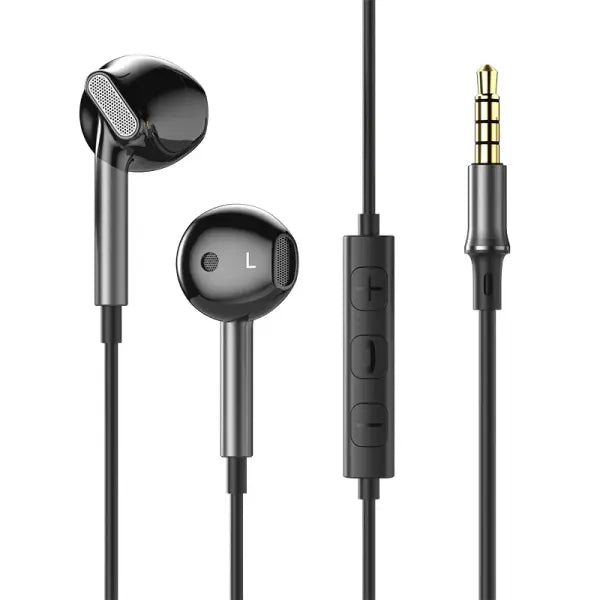 Samsung Galaxy S26 samsung earphones hifi wired headphones with mic volume control - Black 3.5mm