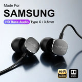 Type C Wired Samsung Galaxy Earphones HiFi Bass Surround Sound