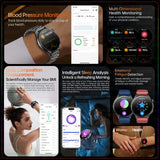 Blood Pressure Monitoring Smart Watch with Advanced Health Analysis