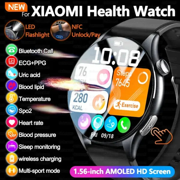 Blood Pressure Monitoring Smart Watch with Advanced Health Analysis