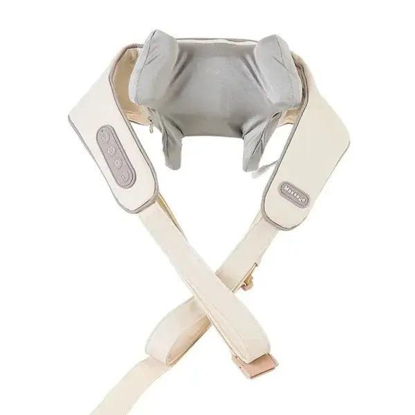 ForeverLily Shiatsu Massager Shawl for Neck and Back Relief - Withe-with box / Mexico