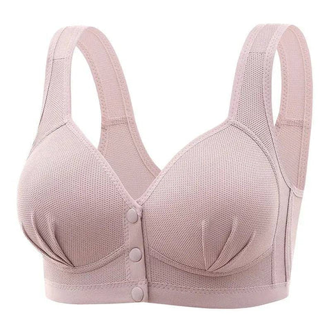 Front Close Bra – Comfortable Cotton Bra with Seamless Support