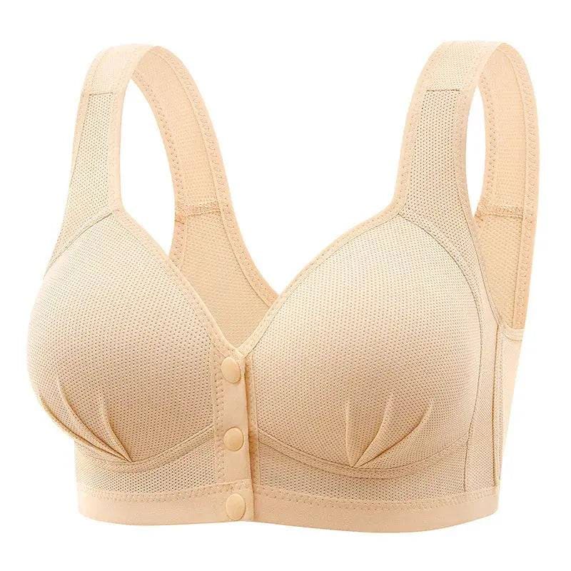 Front Close Bra – Comfortable Cotton Bra with Seamless Support