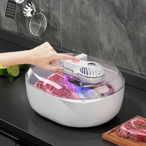 Frozen Meat Thawer Machine - 6-in-1 Ultrasonic Defrosting with USB Charging