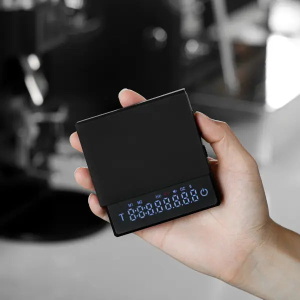 Fuego Kitchen Coffee Scale with Timer Rechargeable Digital Scale 0.1g High Precision 3 Modes Drip Espresso Scale