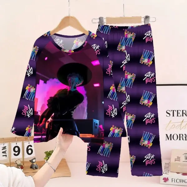 Full Sleeve Pajamas Set Children Coswear Sleepwear - KPOP10 / 12 (115-125cm)