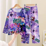 Full Sleeve Pajamas Set Children Coswear Sleepwear - KPOP17 / 8 (95-105cm)