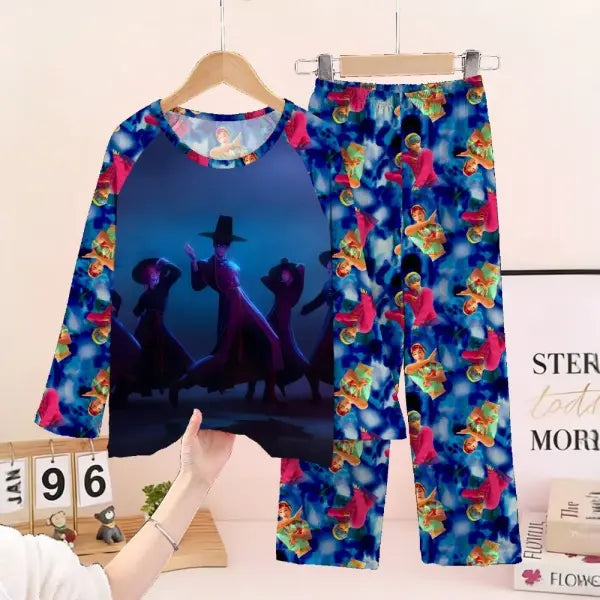 Full Sleeve Pajamas Set Children Coswear Sleepwear - KPOP11 / 16 (135-145cm)