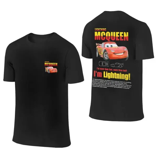 Fun Sally & Lightning McQueen T-Shirt – 100% Cotton Tee for Men & Women New Arrival Couple Gift - 23 / L