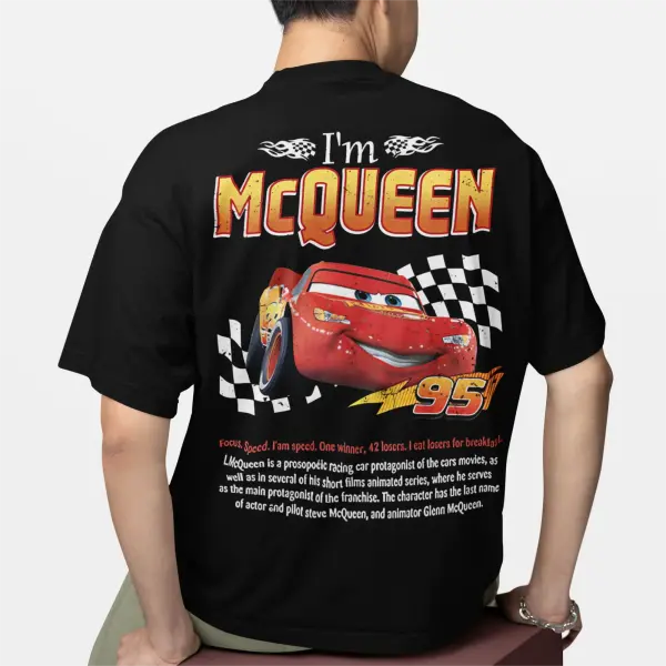 Fun Sally & Lightning McQueen T-Shirt – 100% Cotton Tee for Men & Women New Arrival Couple Gift - 9 / XXXL