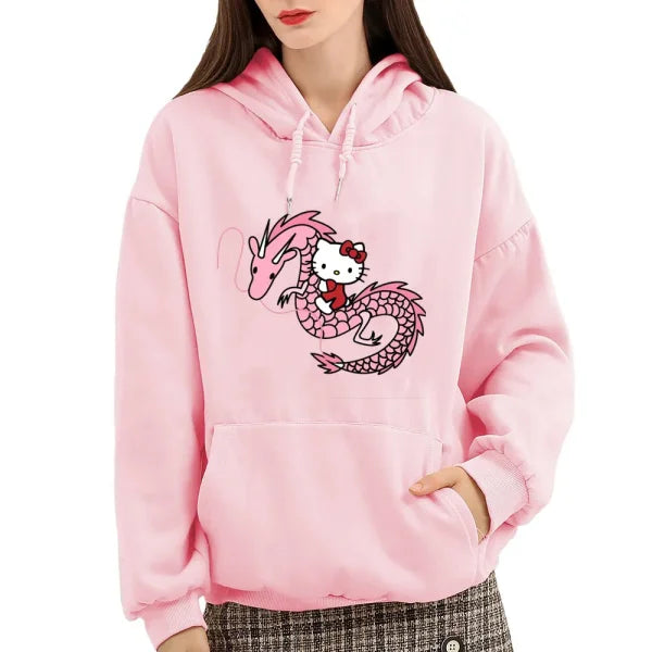 Funny Melanie Martinez Cartoon Cat Hoodie for Women and Men - Himpall