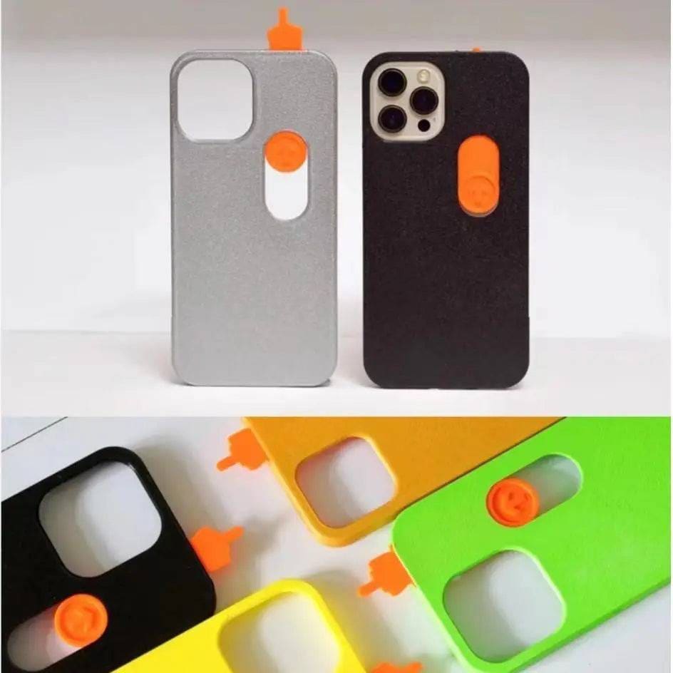 Funny Sliding Middle Finger Phone Case