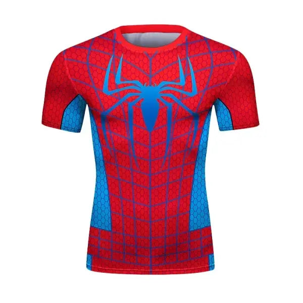 Funny Spider Short Sleeve Tops 3D Printed Unisex Cosplay Style - 150TX264150151 / 5XL