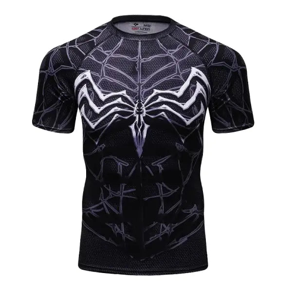 Funny Spider Short Sleeve Tops 3D Printed Unisex Cosplay Style - 150TX264150150 / XXS