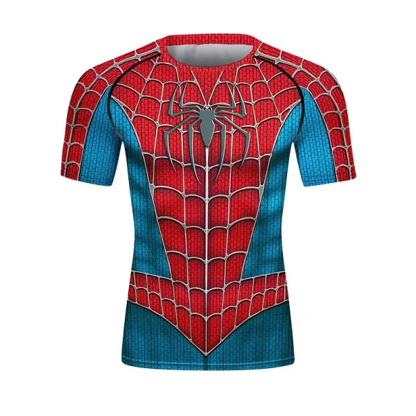 Funny Spider Short Sleeve Tops 3D Printed Unisex Cosplay Style - 150TX264150146 / L