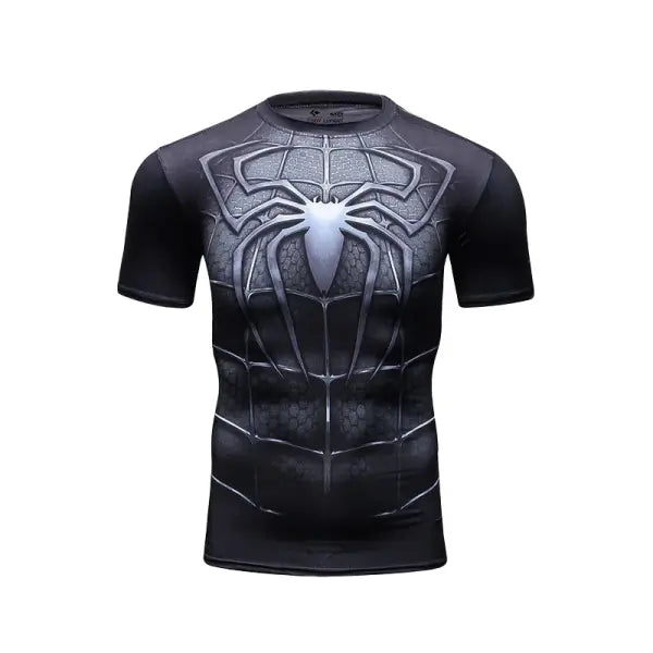 Funny Spider Short Sleeve Tops 3D Printed Unisex Cosplay Style - 150TX264150145 / XXS