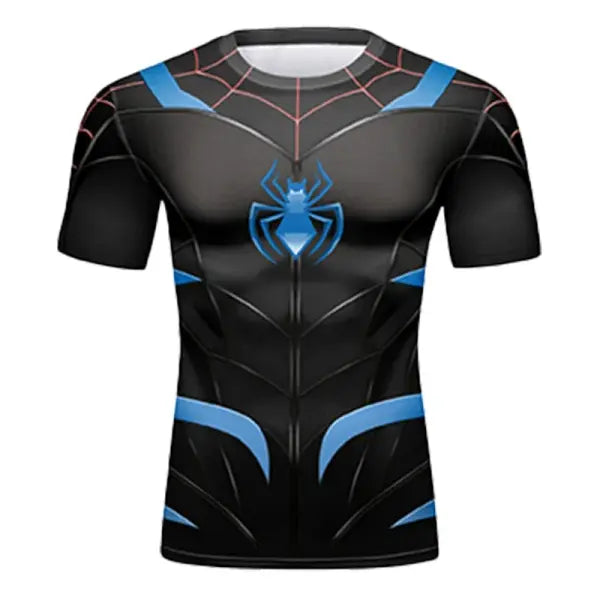 Funny Spider Short Sleeve Tops 3D Printed Unisex Cosplay Style - 150TX264150143 / XL