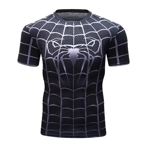 Funny Spider Short Sleeve Tops 3D Printed Unisex Cosplay Style - 150TX264150141 / M