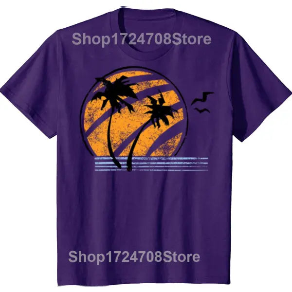 The Last of Us Ellie Graphic T-Shirt Funny TLOU Oversized Cotton Streetwear Tee for Men and Women - PURPLE / L