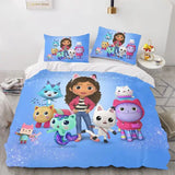 Gabby Dollhous Printed Polyester Children 3D Children’S King Size Bedding Duvet Cover Set Cute Printed Cartoon Quilt