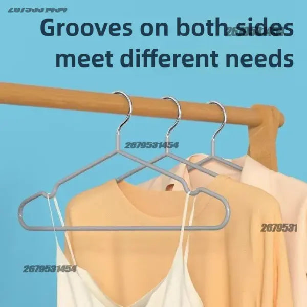 Premium Non-Marking Metal Clothes Hangers Heavy-Duty Space-Saving Wardrobe Organizer