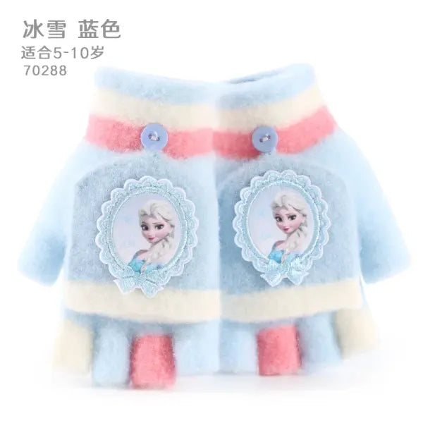 Paw Patrol Kids Winter Mittens & Gloves - 2-6T Toddler Warm Fleece Gift for Boys & Girls - SP70288-BU (4-10T)