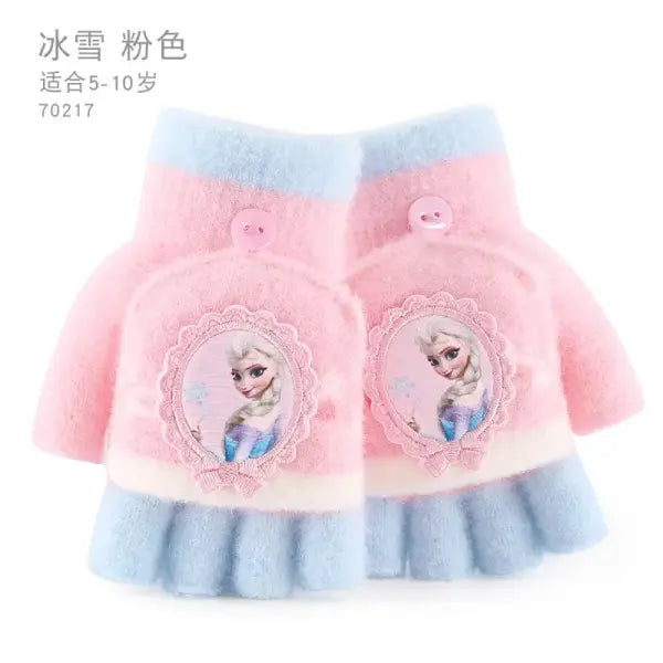 Paw Patrol Kids Winter Mittens & Gloves - 2-6T Toddler Warm Fleece Gift for Boys & Girls - SP70217-PK (4-10T)