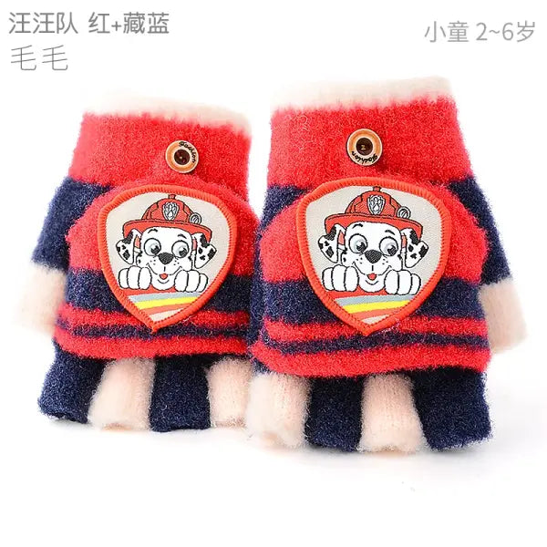 Genuine Paw Patrol Winter KIDS Glove Chase Marshall Skye Everest Rubble Zuma Rocky Ryder Children Mittens Christmas
