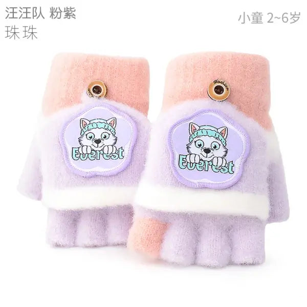 Paw Patrol Kids Winter Mittens & Gloves - 2-6T Toddler Warm Fleece Gift for Boys & Girls - PA1662J (2-6T)