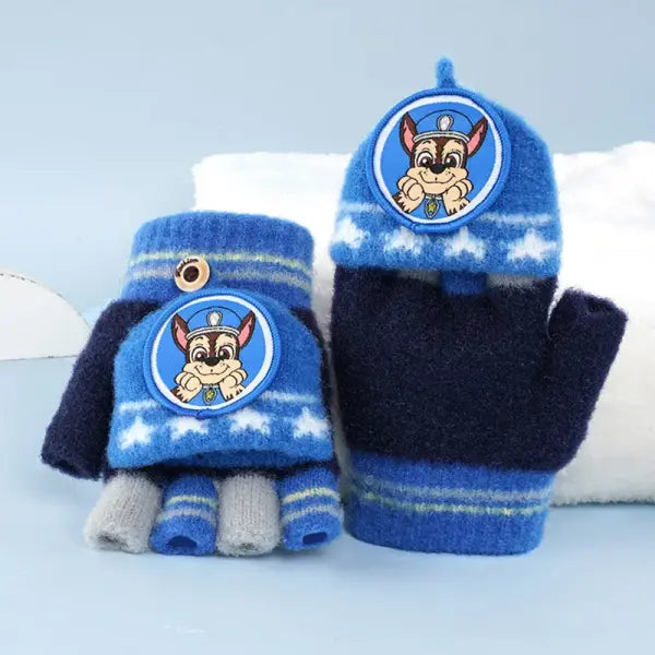 Genuine Paw Patrol Winter KIDS Glove Chase Marshall Skye Everest Rubble Zuma Rocky Ryder Children Mittens Christmas