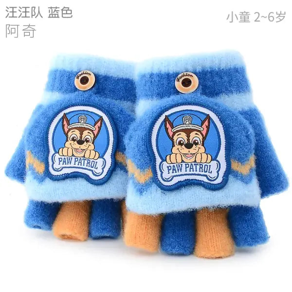 Genuine Paw Patrol Winter KIDS Glove Chase Marshall Skye Everest Rubble Zuma Rocky Ryder Children Mittens Christmas