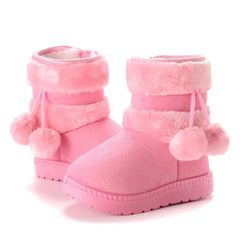 Girls Snow Boots for Kids - Comfortable Warm Winter Boots and Princess Shoes - Himpall