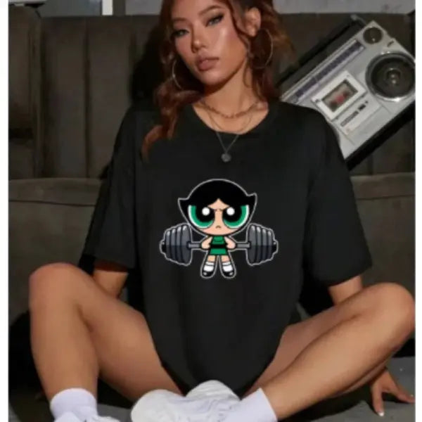Women’s Performance Compression T-Shirt - High-Impact Gym & Streetwear Training Blouse - H8915-6-black / M