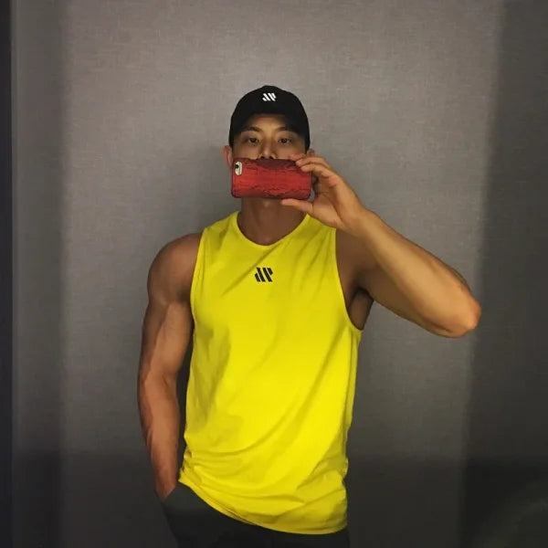 GITF Men’s Bodybuilding Tank Top - Gym Workout Fitness Stringer Singlet